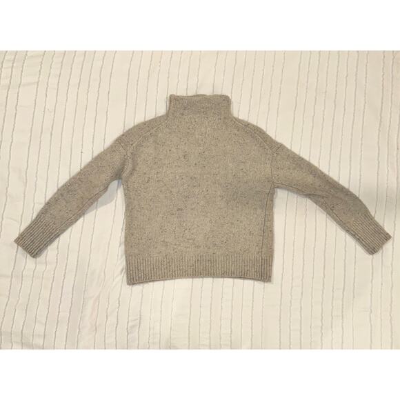 Vince Alpaca Wool Blend Funnel Neck Sweater Women's XS Quiet Luxury Timeless - Picture 11 of 16